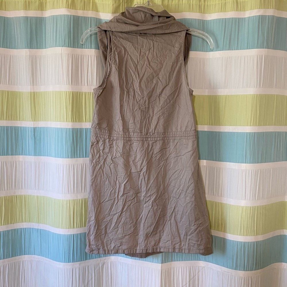 LaMade Cowlneck Dress Sleeveless Gray sz Medium - Picture 8 of 9